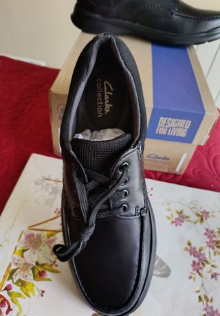Zapato vestir piel Clarks negro talla 41 de 99€