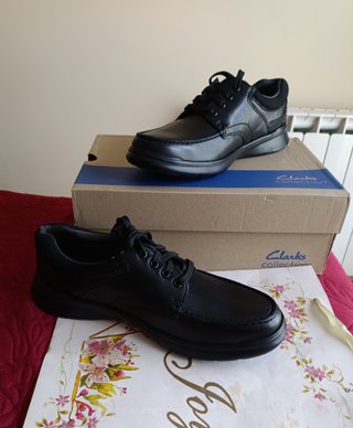 Zapato vestir piel Clarks negro talla 41 de 99€