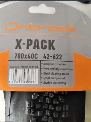 Par Cubiertas Gravel Ontrack X-PACK 700x40C