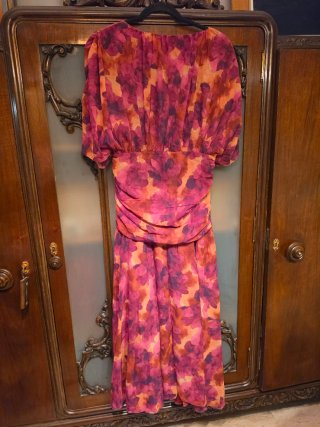 Vestido largo estampado floral
