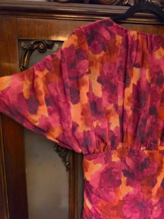 Vestido largo estampado floral