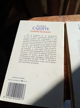 Libros El Diablo enamorado/Apuntaciones
