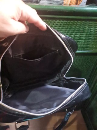 Bolso Lancaster Negro Charol