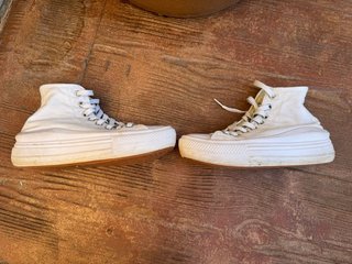 Converse Botas Blancas Plataforma