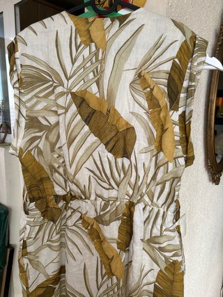 Vestido Massimo Dutti Estampado Hojas