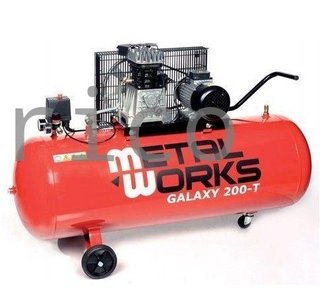Compresor 200 Litros - 3 Hp - 400V- Metalworks