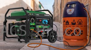Generador Dual Propano - Gasolina NATURA 5500W - 230V