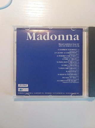 Madonna - Blond Ambition Live Tokyo '90 CD