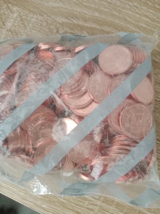 3 Bolsas Céntimos 5, 2, 1 centimos 1999 España