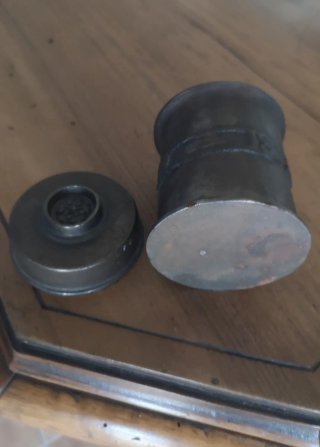 Tarro de farmacia antiguo almacenar hierbas