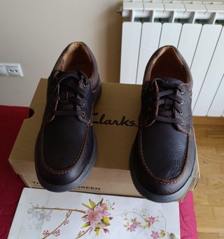 Zapato vestir piel Clarks Marrón Talla 41 de 100€