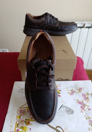 Zapato vestir piel Clarks Marrón Talla 41 de 100€