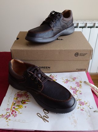 Zapato vestir piel Clarks Marrón Talla 41 de 100€
