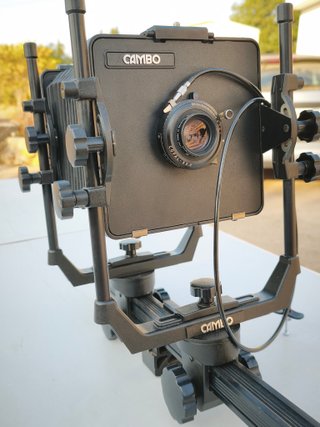 Cámara técnica Cambo SC 4x5 + Xenar 5.6/150