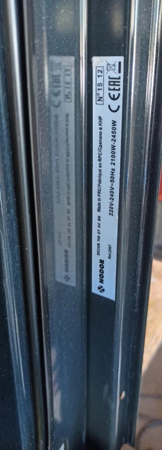 Horno Nodor limpio funciona bien cocina casi