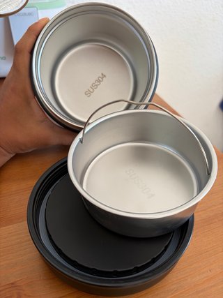 Fiambrera Portátil Termo 1.2L Acero Inoxidable
