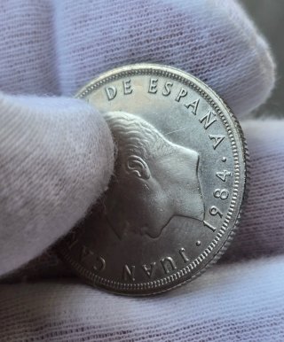 Rare 50 pesetas 1984 Juan Carlos I, condition SC