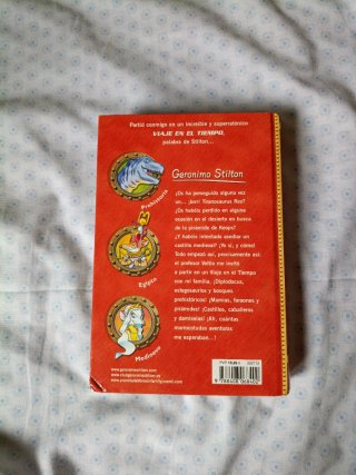 Libro "Viaje en el tiempo" de Geronimo Stilton.
