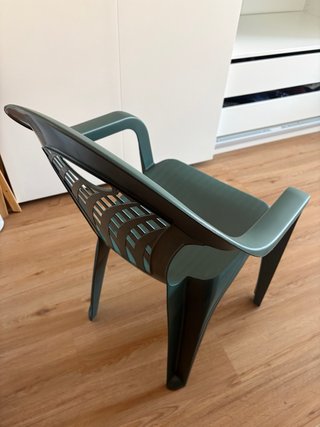 Silla de jardín verde