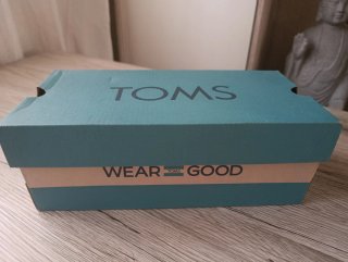 TOMS alpargatas negras de algodón reciclado