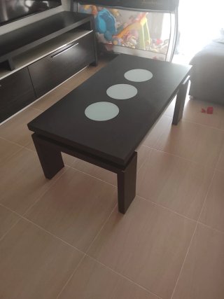 Mueble modular extensible y mesa comedor