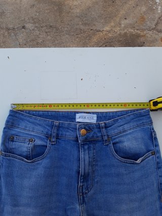 Pantalón tejano skinny azul