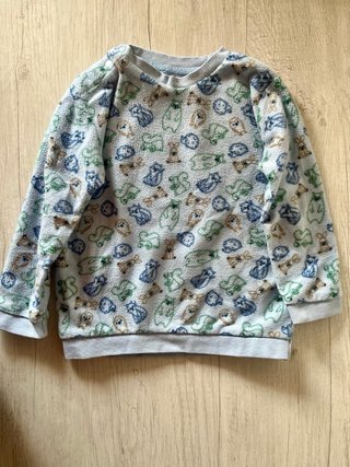 Completo bambino in pile felpa e pantalone