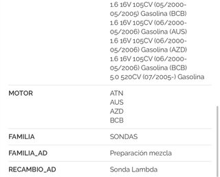 Sonda Lambda NTK LZA11-EV4/01