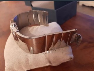 Reloj Cauny Plata y Marrón Nuevo