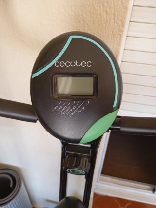 Bicicleta Estática Cecotec Verde y Negra