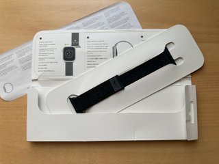Apple Watch X Nike 41mm. Black/Blue Sport Loop