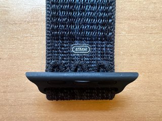 Apple Watch X Nike 41mm. Black/Blue Sport Loop