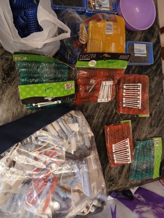 Cabeza de maniquí y kit peluquería
