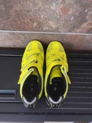 Zapatillas Ciclismo FLR F-35 Amarillo talla 42