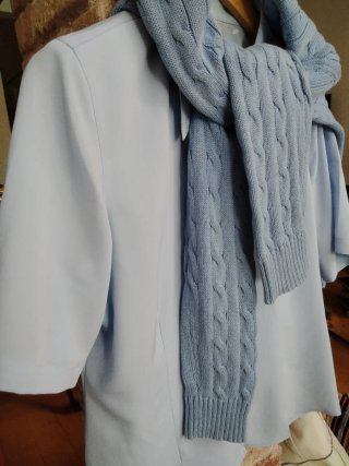 Jersey Ralph Lauren Celeste Trenzado Algodón