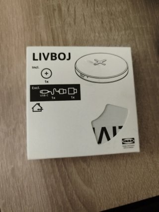 Base de carga inalámbrica IKEA LIVBOJ