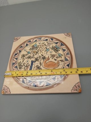 Azulejo Cerâmica Português Pintado à Mão