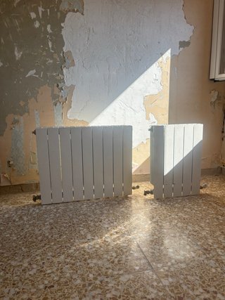Radiadores blancos (5 unidades)