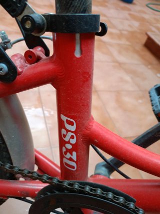 Bicicleta Plegable Urbana Roja