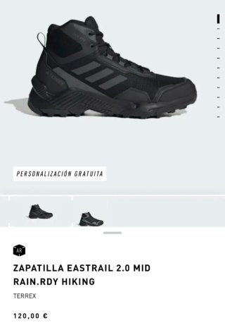 Adidas Terrex Eastrail 2.0 Mid RAIN.RDY Talla 45