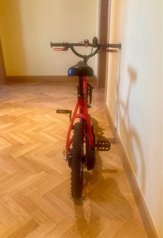 Bicicleta BTWIN 16 Niños 4-6 Años Roja