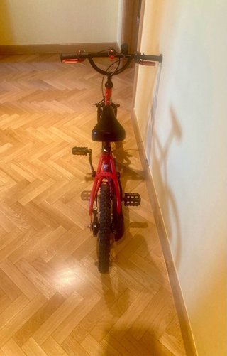Bicicleta BTWIN 16 Niños 4-6 Años Roja