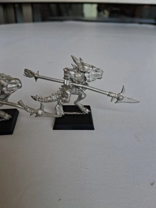 Lote Warhammer Fantasy Hombres Lagarto Metal