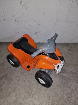 RegaloMoto de juguete infantil naranja