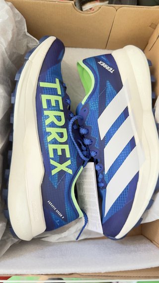 Zapatillas Adidas Terrex Azul y Blanco