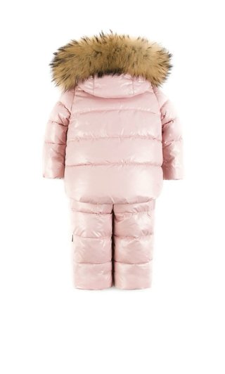 Traje Nieve Niña 90% Plumón Rosa