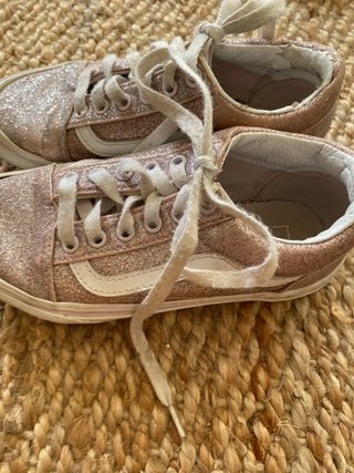 Vans niña purpurina rosa talla 31