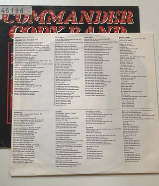 Commander Cody Band Lose It Tonight LP