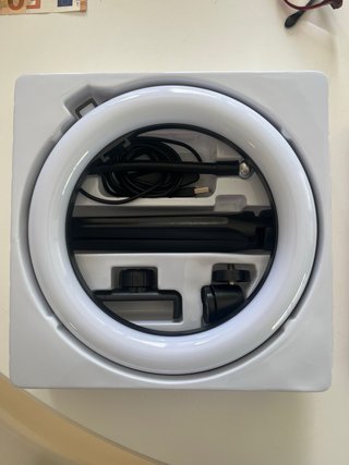 Aro de luz con trípode para móvil