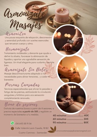 ✨Masajes y bienestar ✨